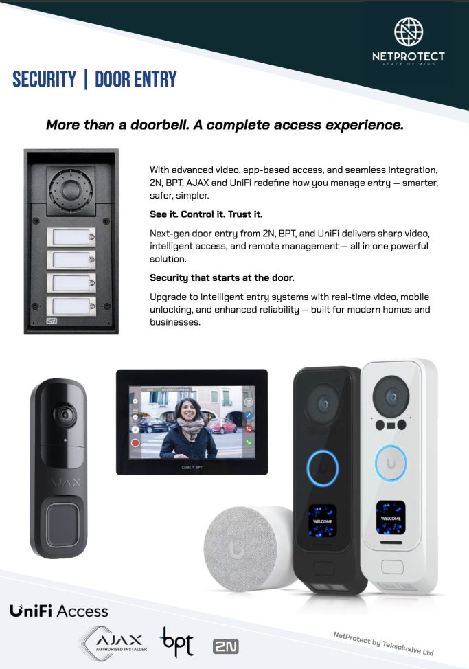 Door entry, smart doorbells Door entry, smart doorbells, Entryphones