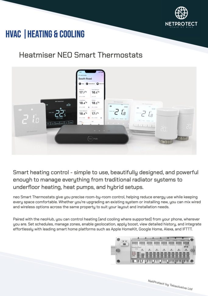 Heatmiser Heating control heating controls